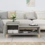 Mesa de centro madera contrachapada gris hormigón 100x50x45 cm de vidaXL, Mesas de centro - Ref: Foro24-821128, Precio: 52,99...
