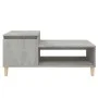 Mesa de centro madera contrachapada gris hormigón 100x50x45 cm de vidaXL, Mesas de centro - Ref: Foro24-821128, Precio: 52,99...