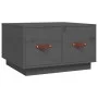 Couchtisch aus massivem grauem Kiefernholz, 60 x 53 x 35 cm von vidaXL, Couchtisch - Ref: Foro24-820968, Preis: 71,12 €, Raba...