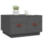 Couchtisch aus massivem grauem Kiefernholz, 60 x 53 x 35 cm von vidaXL, Couchtisch - Ref: Foro24-820968, Preis: 71,12 €, Raba...