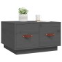 Solid gray pine wood coffee table 60x53x35 cm by vidaXL, Coffee table - Ref: Foro24-820968, Price: 84,52 €, Discount: %