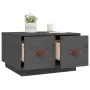 Couchtisch aus massivem grauem Kiefernholz, 60 x 53 x 35 cm von vidaXL, Couchtisch - Ref: Foro24-820968, Preis: 71,12 €, Raba...