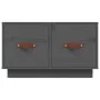 Couchtisch aus massivem grauem Kiefernholz, 60 x 53 x 35 cm von vidaXL, Couchtisch - Ref: Foro24-820968, Preis: 71,12 €, Raba...