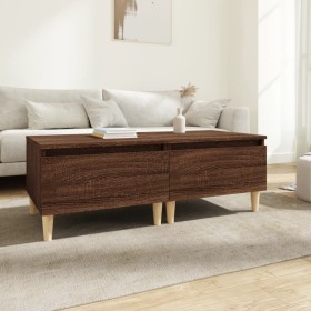 Side tables 2 units brown oak plywood 50x46x35 cm by vidaXL, Side tables - Ref: Foro24-819515, Price: 56,06 €, Discount: %