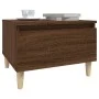 Mesas auxiliares 2 uds contrachapada roble marrón 50x46x35 cm de vidaXL, Mesas auxiliares - Ref: Foro24-819515, Precio: 55,58...
