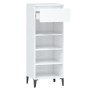 Mueble zapatero madera contrachapada blanco brillo 40x36x105 cm by vidaXL, Shoe racks and shoe organizers - Ref: Foro24-81978...
