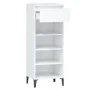 Mueble zapatero madera contrachapada blanco brillo 40x36x105 cm by vidaXL, Shoe racks and shoe organizers - Ref: Foro24-81978...