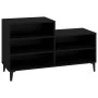 Mueble zapatero madera contrachapada negro 102x36x60 cm de vidaXL, Zapateros y organizadores de calzado - Ref: Foro24-819733,...