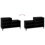 Schuhschrank schwarz Sperrholz 102x36x60 cm von vidaXL, Schuhregale und Schuhorganisatoren - Ref: Foro24-819733, Preis: 58,39...
