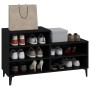 Schuhschrank schwarz Sperrholz 102x36x60 cm von vidaXL, Schuhregale und Schuhorganisatoren - Ref: Foro24-819733, Preis: 58,39...