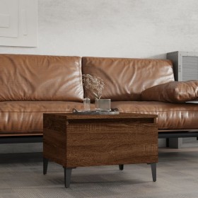 Side table made of brown oak plywood, measuring 50x46x35 cm. by vidaXL, Side tables - Ref: Foro24-819530, Price: 34,17 €, Dis...