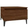 Side table made of brown oak plywood, measuring 50x46x35 cm. by vidaXL, Side tables - Ref: Foro24-819530, Price: 33,89 €, Dis...