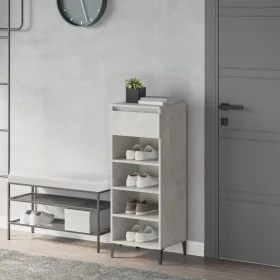 Shoe cabinet made of gray concrete plywood, 40x36x105 cm by vidaXL, Shoe racks and shoe organizers - Ref: Foro24-819784, Pric...