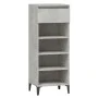 Mueble zapatero madera contrachapada gris hormigón 40x36x105 cm de vidaXL, Zapateros y organizadores de calzado - Ref: Foro24...