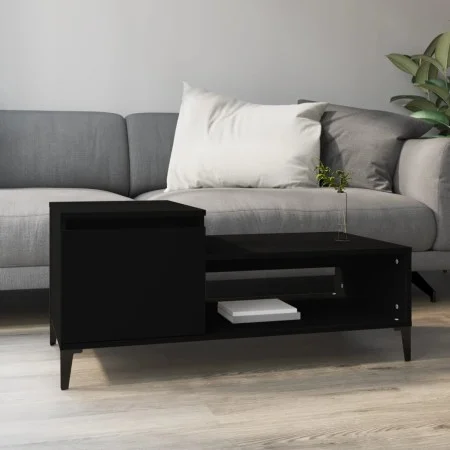 Couchtisch aus schwarzem Sperrholz, 100 x 50 x 45 cm von vidaXL, Couchtisch - Ref: Foro24-821133, Preis: 49,79 €, Rabatt: %