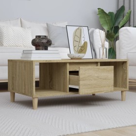Couchtisch aus Sonoma-Eichensperrholz, 90 x 50 x 36,5 cm von vidaXL, Couchtisch - Ref: Foro24-821063, Preis: 70,30 €, Rabatt: %