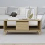 Mesa de centro madera contrachapada roble Sonoma 90x50x36,5 cm de vidaXL, Mesas de centro - Ref: Foro24-821063, Precio: 69,51...