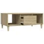 Mesa de centro madera contrachapada roble Sonoma 90x50x36,5 cm de vidaXL, Mesas de centro - Ref: Foro24-821063, Precio: 69,51...