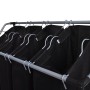 Wäschetrenner mit Beuteln 2 Einheiten schwarz und grau von vidaXL, Wäschekörbe - Ref: Foro24-276041, Preis: 70,58 €, Rabatt: %