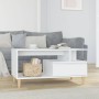 Couchtisch aus glänzend weißem Sperrholz, 90 x 49 x 45 cm von vidaXL, Couchtisch - Ref: Foro24-819614, Preis: 73,39 €, Rabatt: %