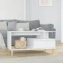 Mesa de centro madera contrachapada blanco brillo 90x49x45 cm de vidaXL, Mesas de centro - Ref: Foro24-819614, Precio: 72,60 ...