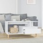 Couchtisch aus glänzend weißem Sperrholz, 90 x 49 x 45 cm von vidaXL, Couchtisch - Ref: Foro24-819614, Preis: 73,39 €, Rabatt: %