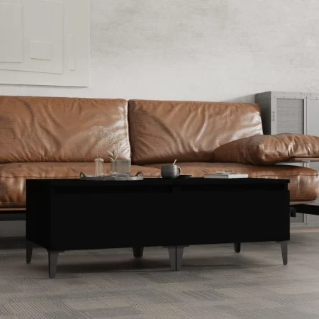 Beistelltische 2 Stück schwarzes Sperrholz 50x46x35 cm von vidaXL, Seitentische - Ref: Foro24-819519, Preis: 59,08 €, Rabatt: %