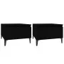 Beistelltische 2 Stück schwarzes Sperrholz 50x46x35 cm von vidaXL, Seitentische - Ref: Foro24-819519, Preis: 59,08 €, Rabatt: %