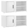 TV furniture 2 units glossy white wood 80x31.5x36 cm by vidaXL, TV Furniture - Ref: Foro24-819441, Price: 81,19 €, Discount: %