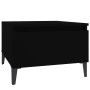 Beistelltische 2 Stück schwarzes Sperrholz 50x46x35 cm von vidaXL, Seitentische - Ref: Foro24-819519, Preis: 59,60 €, Rabatt: %
