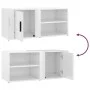 TV furniture 2 units glossy white wood 80x31.5x36 cm by vidaXL, TV Furniture - Ref: Foro24-819441, Price: 81,19 €, Discount: %