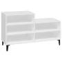 Mueble zapatero madera contrachapada blanco 102x36x60 cm de vidaXL, Zapateros y organizadores de calzado - Ref: Foro24-819732...
