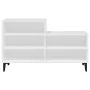 Mueble zapatero madera contrachapada blanco 102x36x60 cm de vidaXL, Zapateros y organizadores de calzado - Ref: Foro24-819732...