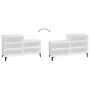 Mueble zapatero madera contrachapada blanco 102x36x60 cm de vidaXL, Zapateros y organizadores de calzado - Ref: Foro24-819732...