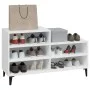 Mueble zapatero madera contrachapada blanco 102x36x60 cm de vidaXL, Zapateros y organizadores de calzado - Ref: Foro24-819732...