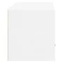 Mueble zapatero pared contrachapada blanco brillo 70x35x38 cm de vidaXL, Zapateros y organizadores de calzado - Ref: Foro24-8...