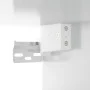 Mueble zapatero pared contrachapada blanco brillo 70x35x38 cm de vidaXL, Zapateros y organizadores de calzado - Ref: Foro24-8...