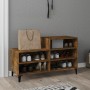 Schuhschrank aus geräucherter Eichen-Sperrholzplatte, 102x36x60 cm. von vidaXL, Schuhregale und Schuhorganisatoren - Ref: For...