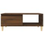 Mesa de centro madera contrachapada marrón roble 90x50x36,5 cm de vidaXL, Mesas de centro - Ref: Foro24-821051, Precio: 45,11 €