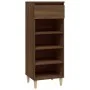 Mueble zapatero madera contrachapada roble marrón 40x36x105 cm de vidaXL, Zapateros y organizadores de calzado - Ref: Foro24-...