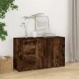 Sideboard aus geräuchertem Eichensperrholz, 100 x 33 x 59,5 cm von vidaXL, Sideboards - Ref: Foro24-821001, Preis: 100,26 €, ...