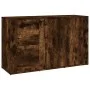 Smoked oak plywood sideboard 100x33x59.5 cm by vidaXL, Sideboards - Ref: Foro24-821001, Price: 100,25 €, Discount: %