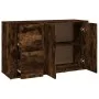 Sideboard aus geräuchertem Eichensperrholz, 100 x 33 x 59,5 cm von vidaXL, Sideboards - Ref: Foro24-821001, Preis: 100,26 €, ...