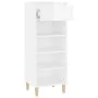 Schuhschrank aus glänzend weißem Sperrholz, 40 x 36 x 105 cm von vidaXL, Schuhregale und Schuhorganisatoren - Ref: Foro24-819...