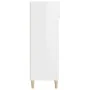 Glossy white plywood shoe cabinet 40x36x105 cm by vidaXL, Shoe racks and shoe organizers - Ref: Foro24-819774, Price: 54,76 €...