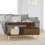 Mesa de centro madera contrachapada roble marrón 90x49x45 cm de vidaXL, Mesas de centro - Ref: Foro24-819619, Precio: 63,65 €...