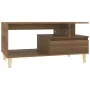 Mesa de centro madera contrachapada roble marrón 90x49x45 cm de vidaXL, Mesas de centro - Ref: Foro24-819619, Precio: 63,65 €...