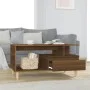 Mesa de centro madera contrachapada roble marrón 90x49x45 cm de vidaXL, Mesas de centro - Ref: Foro24-819619, Precio: 63,65 €...