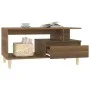 Mesa de centro madera contrachapada roble marrón 90x49x45 cm de vidaXL, Mesas de centro - Ref: Foro24-819619, Precio: 63,65 €...