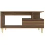 Mesa de centro madera contrachapada roble marrón 90x49x45 cm de vidaXL, Mesas de centro - Ref: Foro24-819619, Precio: 63,65 €...